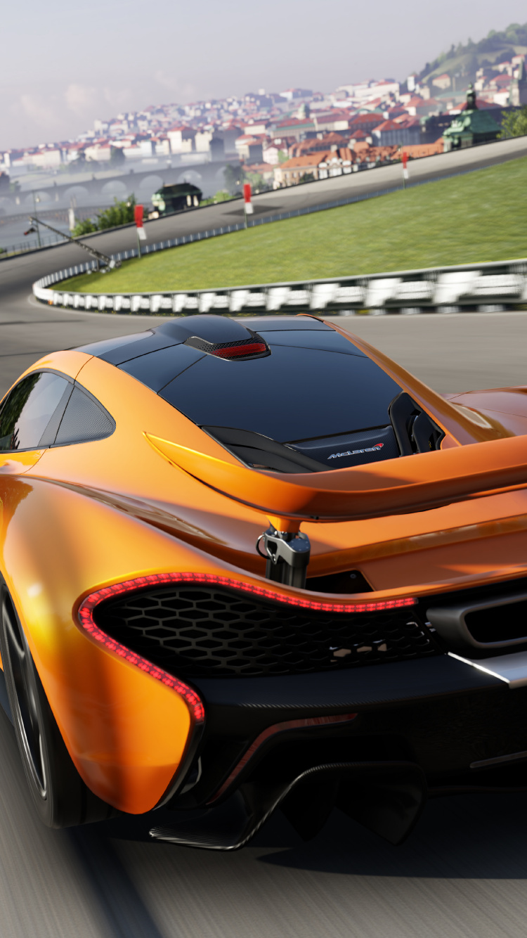 Обои спорткар, mclaren automotive, авто, суперкар, видеоигра в разрешении 750x1334