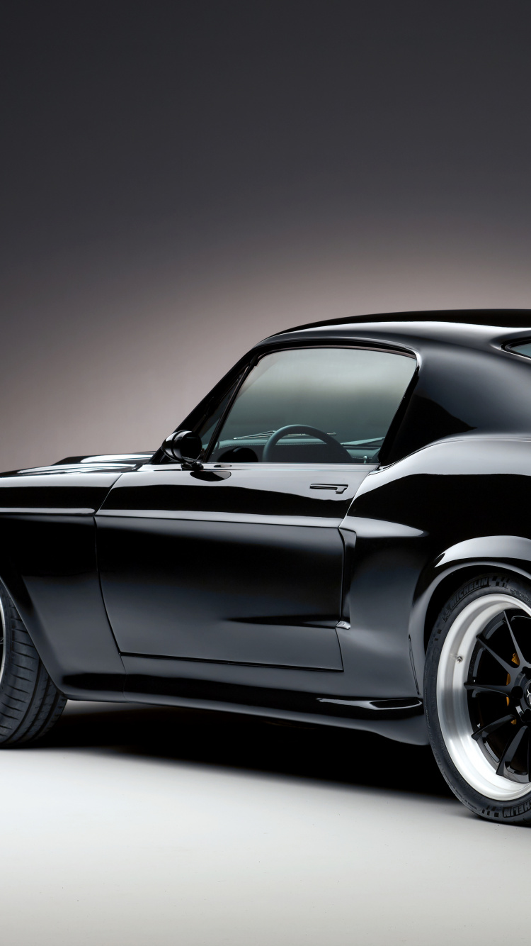 Обои ford mustang classic электрический, Форд Мустанг, Элеонора, легковые автомобили, ford в разрешении 750x1334