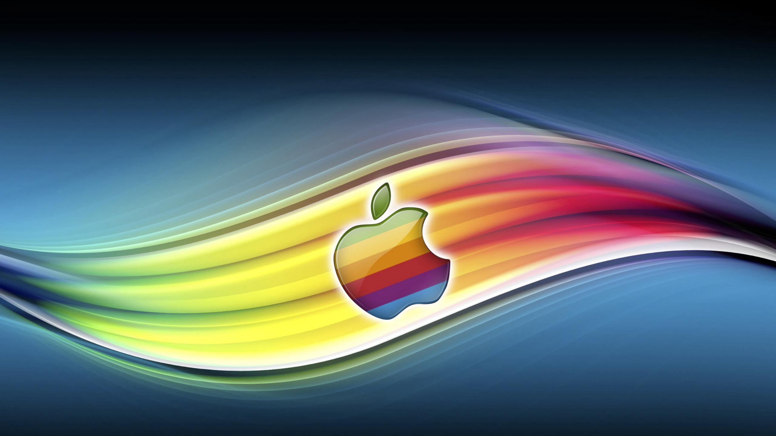 Обои атмосфера, графика, графический дизайн, волна, пиксель в разрешении 2560x1440