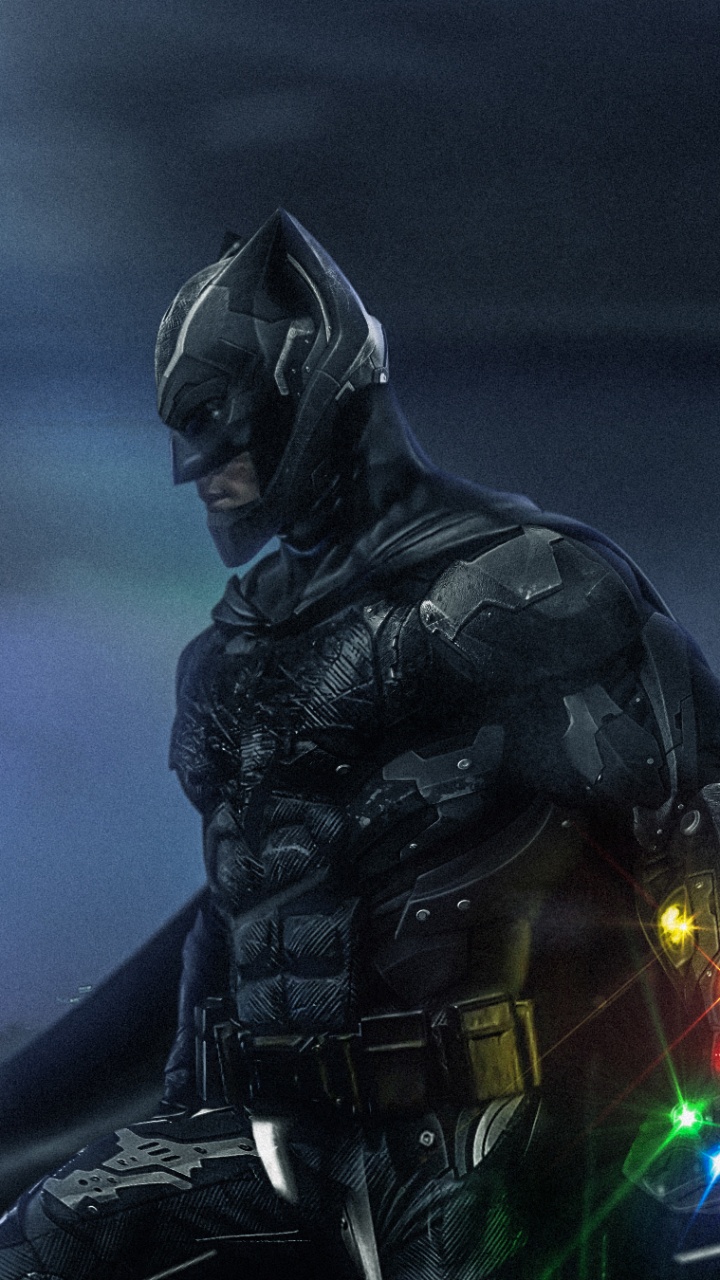 Обои Бэтмен, компьютерная игра, Цифровой композитинг, игры, темнота в разрешении 720x1280