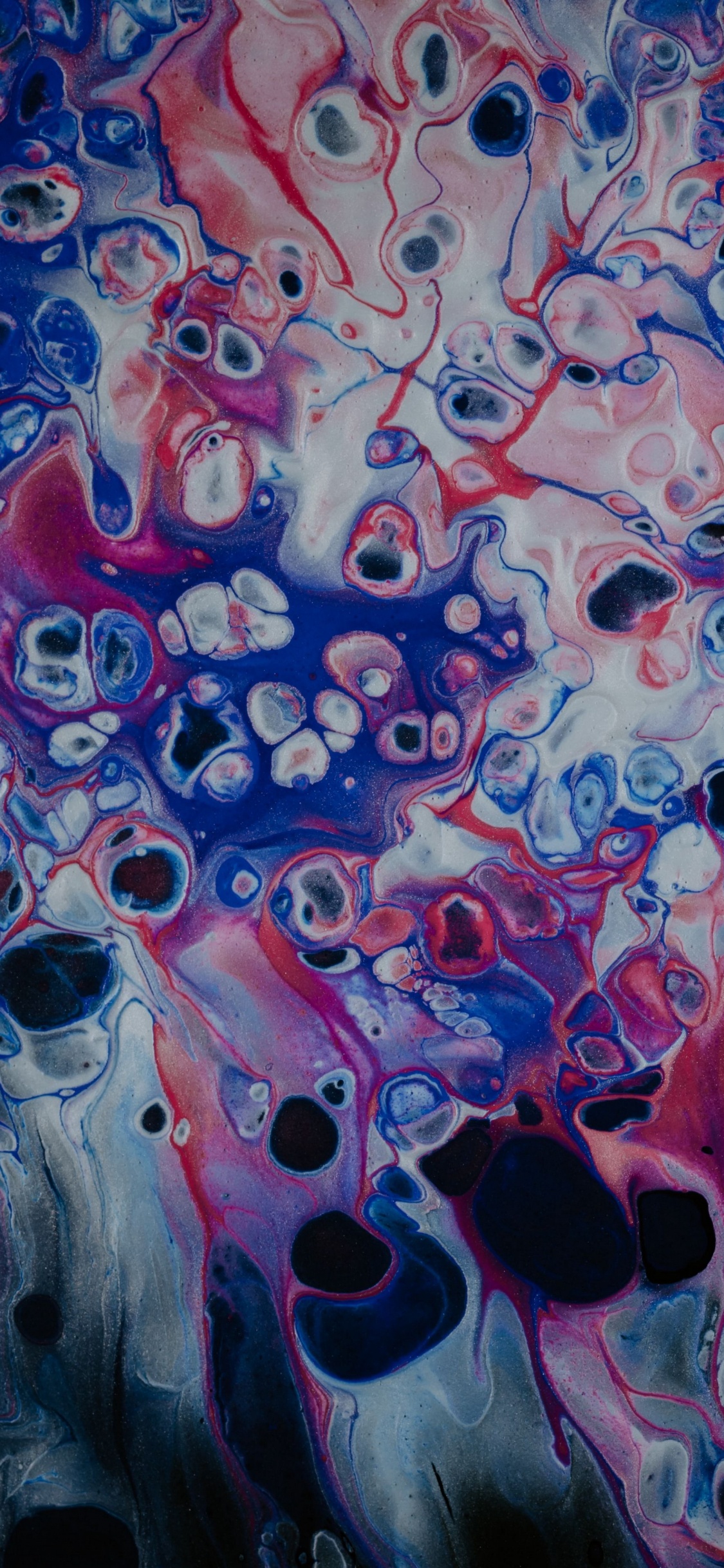 Обои абстрактное искусство, арт, живопись, бред, qzb в разрешении 1125x2436