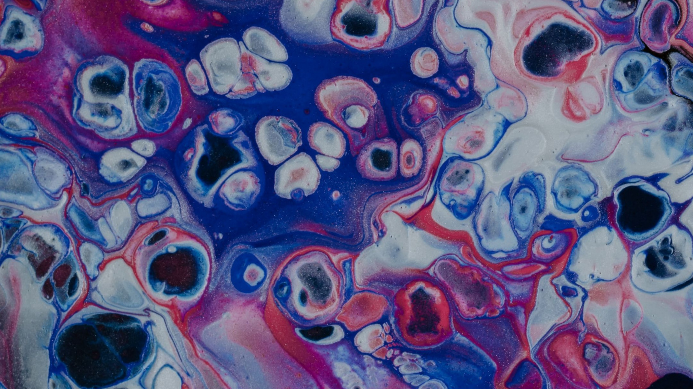 Обои абстрактное искусство, арт, живопись, бред, qzb в разрешении 1366x768