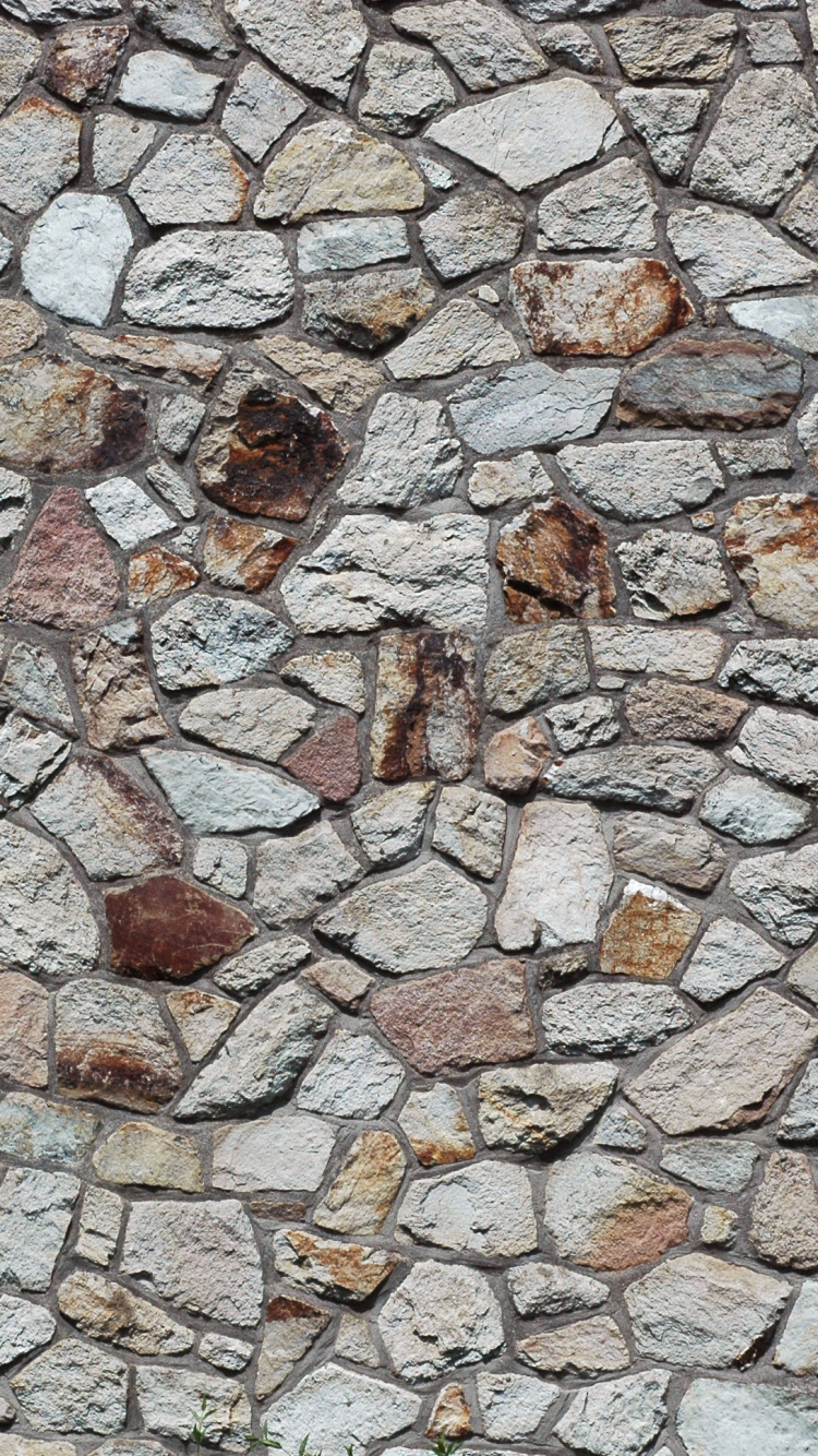 Обои дизайн, каменная стена, стена, узор, рок в разрешении 750x1334