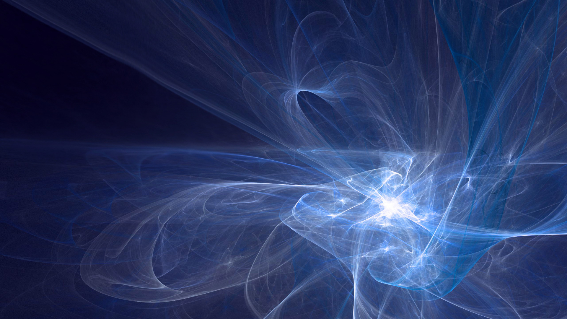 Обои синий, электрик, фрактальное искусство, атмосфера, космос в разрешении 1920x1080