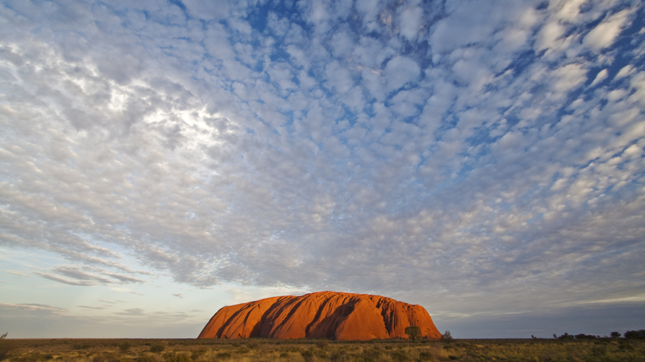 Обои Улуру, Аэропорт Айерс-Рок, облако, горизонт, завтрак в разрешении 1280x720