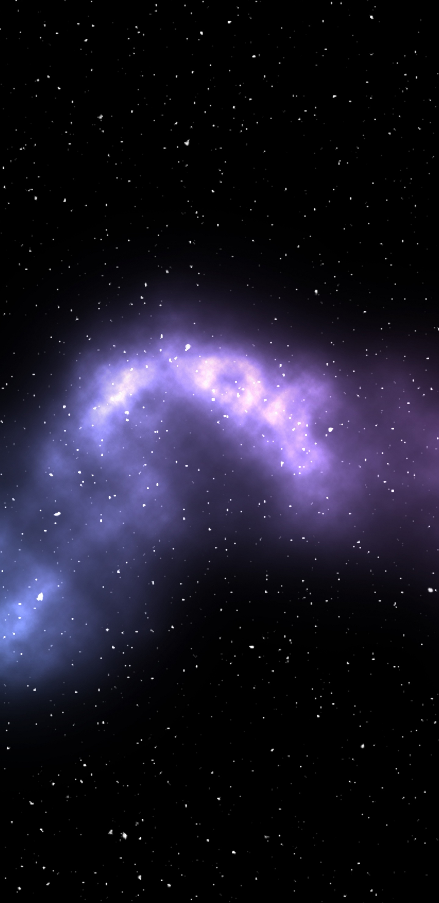 Обои атмосфера, космическое пространство, астрономический объект, небесное явление, пурпур в разрешении 1440x2960