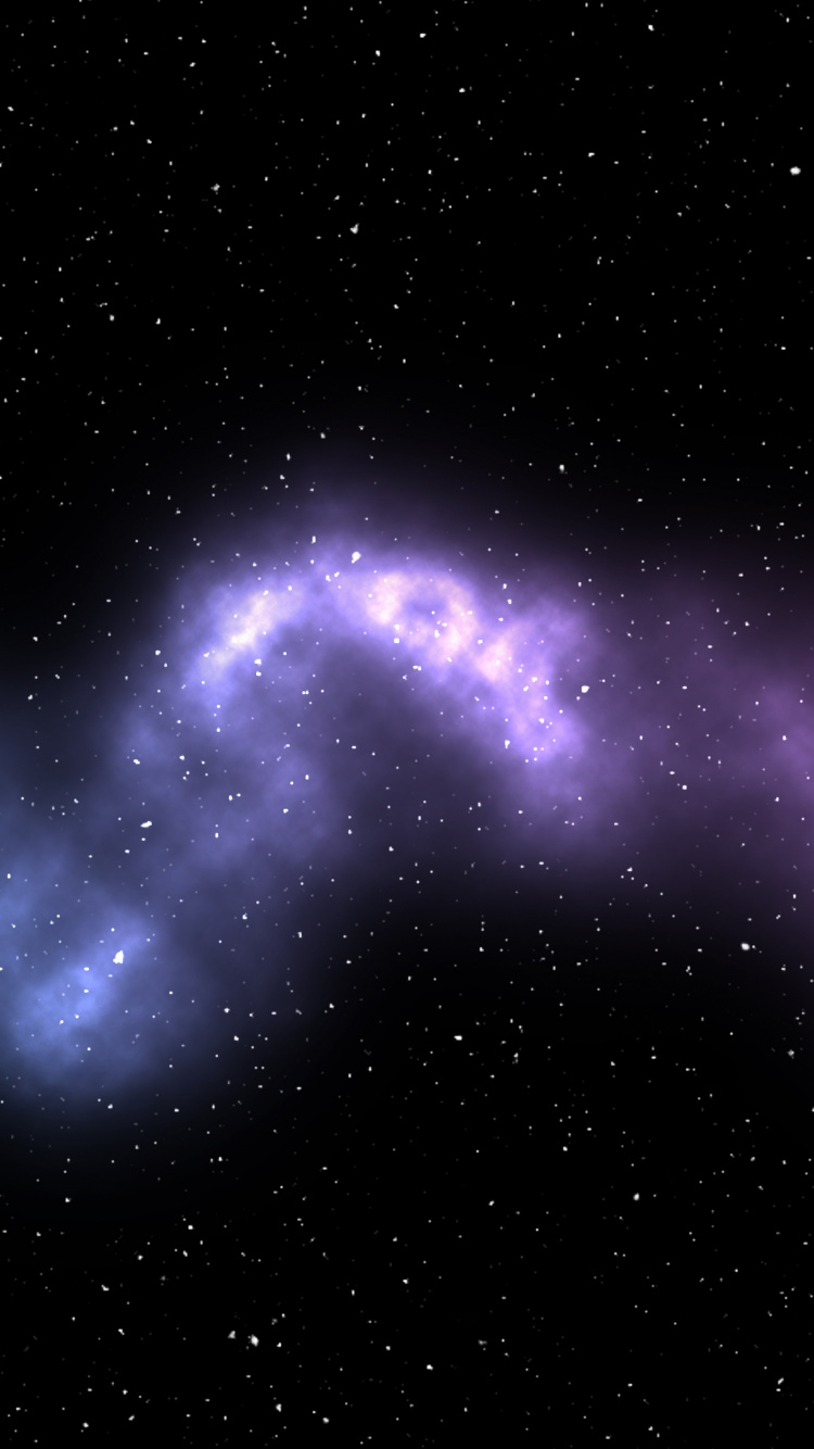 Обои атмосфера, космическое пространство, астрономический объект, небесное явление, пурпур в разрешении 750x1334