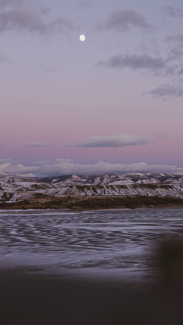 Обои вода, море, горизонт, облако, океан в разрешении 750x1334