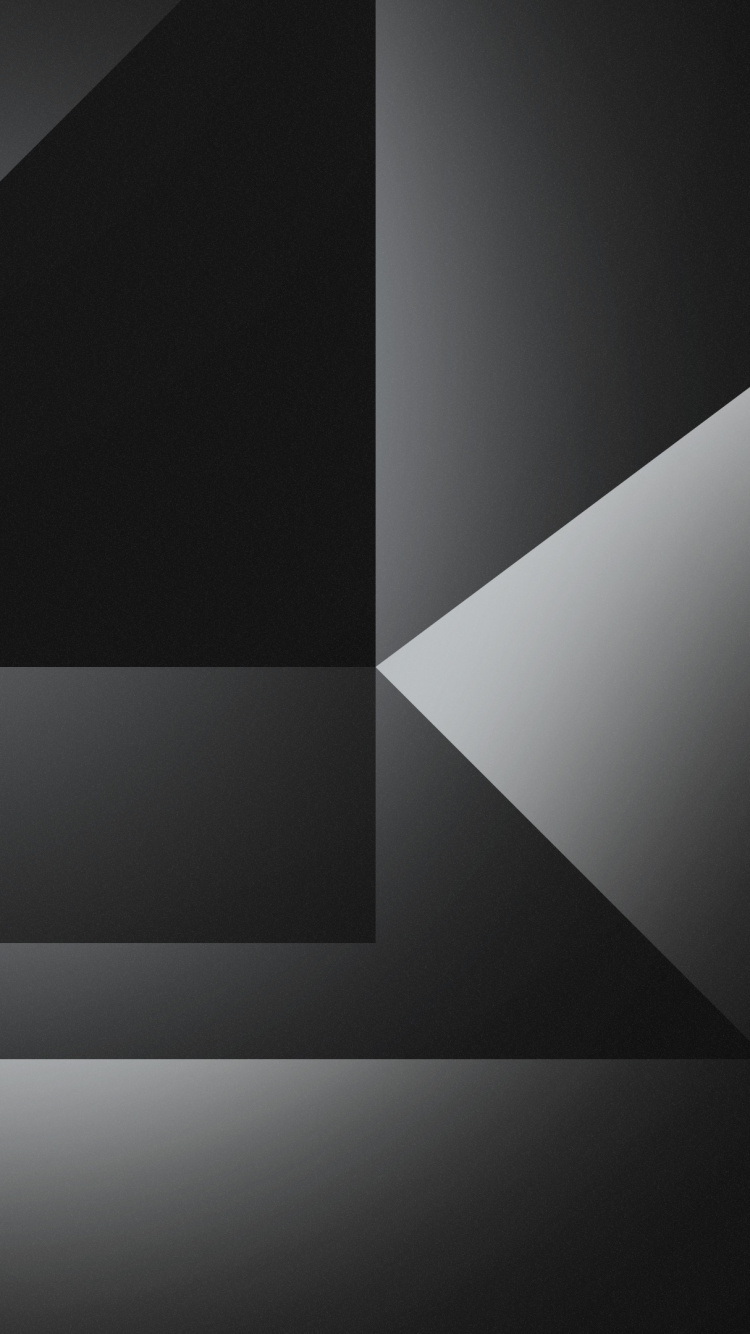 Обои абстрактное искусство, черный, линия, треугольник, дизайн в разрешении 750x1334