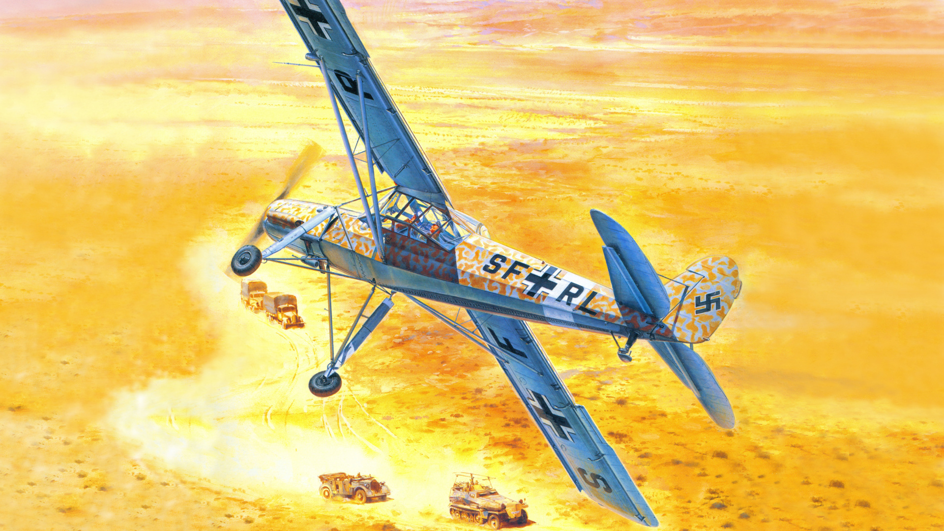 Обои Физелер, авиация, самолет, самолеты, полет в разрешении 1920x1080