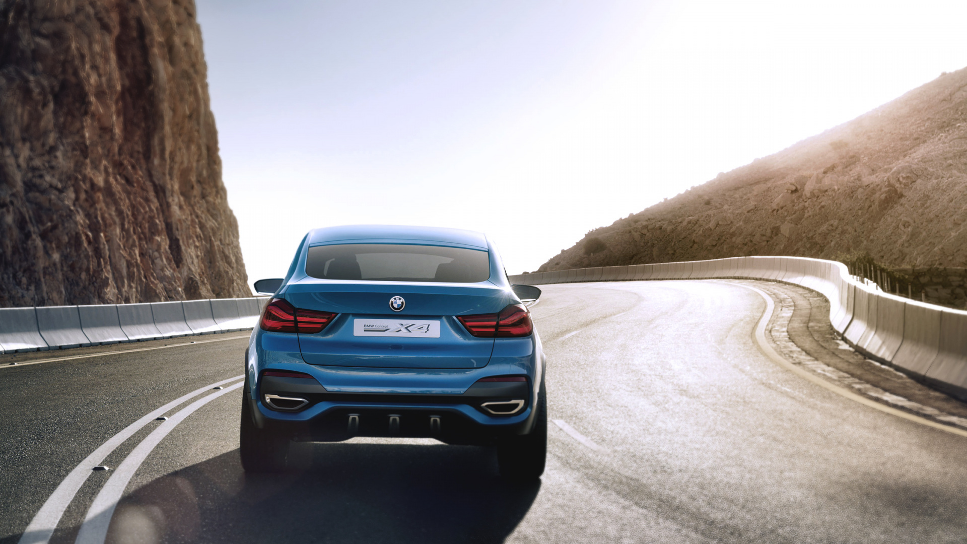 Обои bmw х4, bmw, bmw x3, mercedes benz, задний вид в разрешении 1920x1080