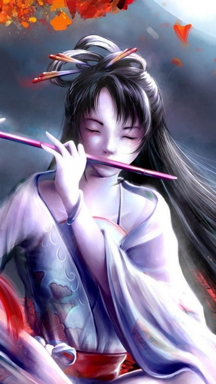 Обои арт, аниме, фантазии женщины Азии, вымышленный персонаж, искусство в разрешении 720x1280