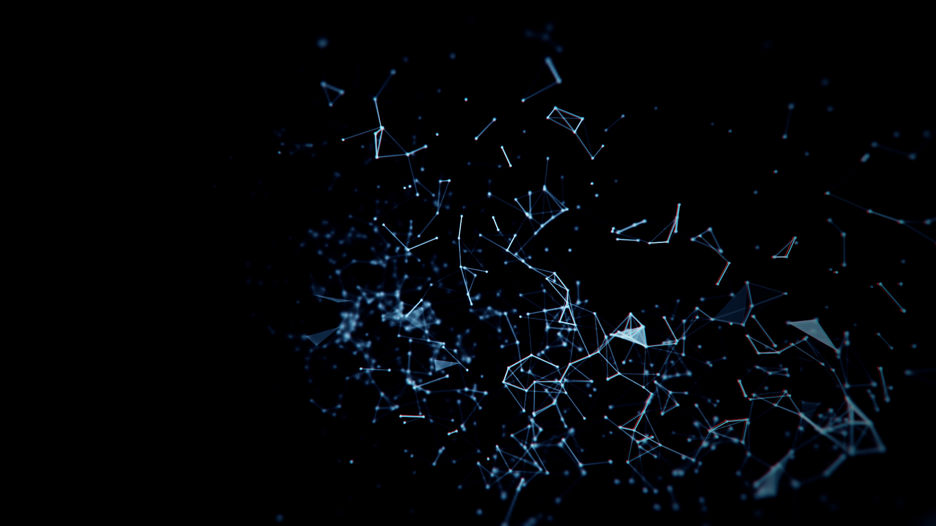 Обои Созвездие, ночь, черный, линия, атмосфера в разрешении 3840x2160