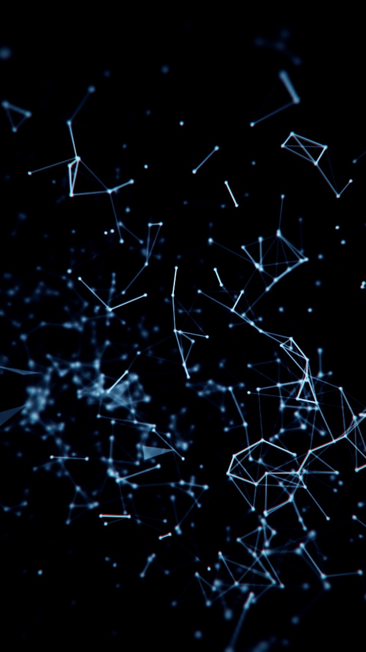 Обои Созвездие, ночь, черный, линия, атмосфера в разрешении 720x1280