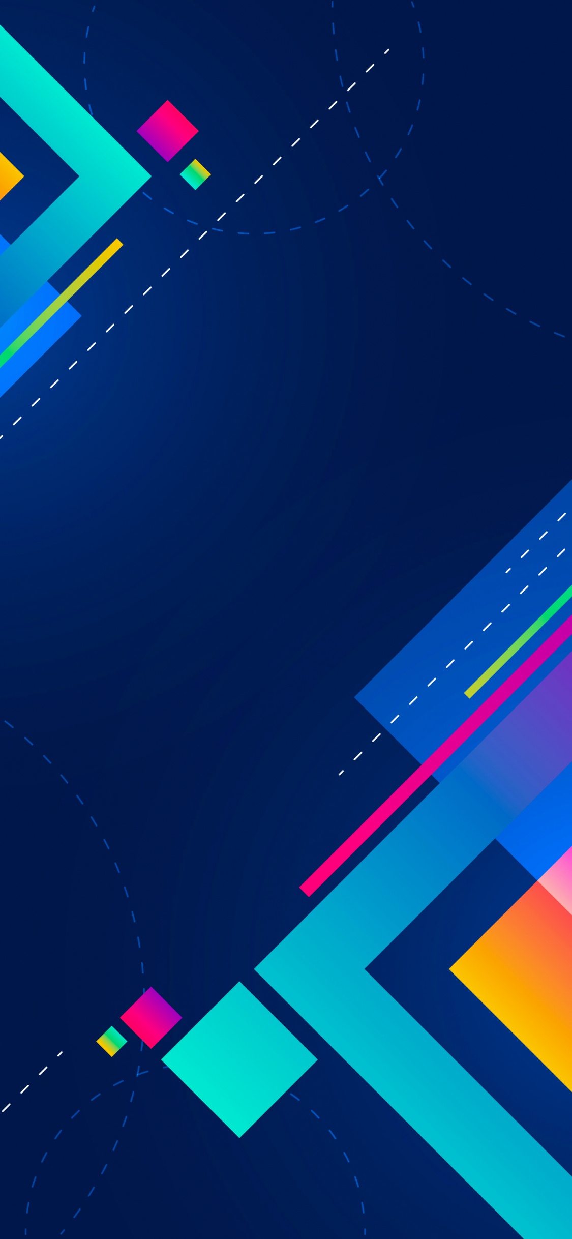 Обои атмосфера, графический дизайн, капюшон, лазурный, линия в разрешении 1125x2436