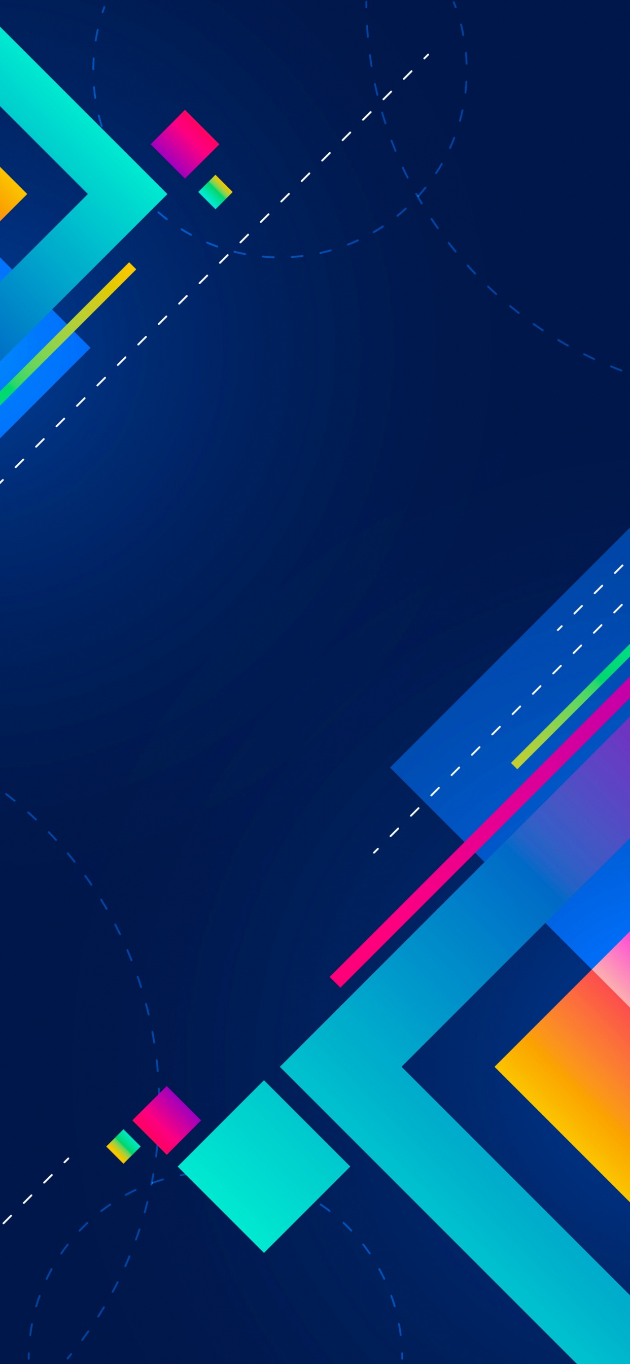 Обои атмосфера, графический дизайн, капюшон, лазурный, линия в разрешении 1242x2688