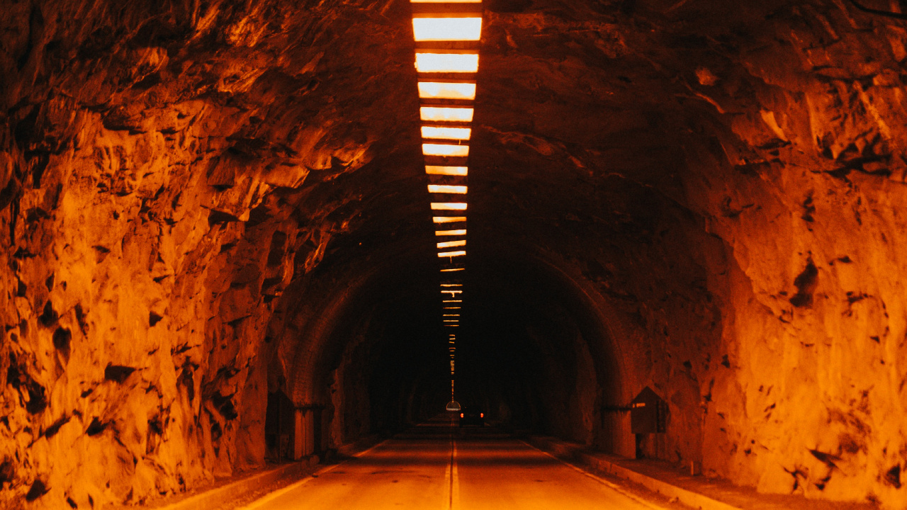 Обои инфраструктура, дорога, метро, туннель, проезд в разрешении 1280x720