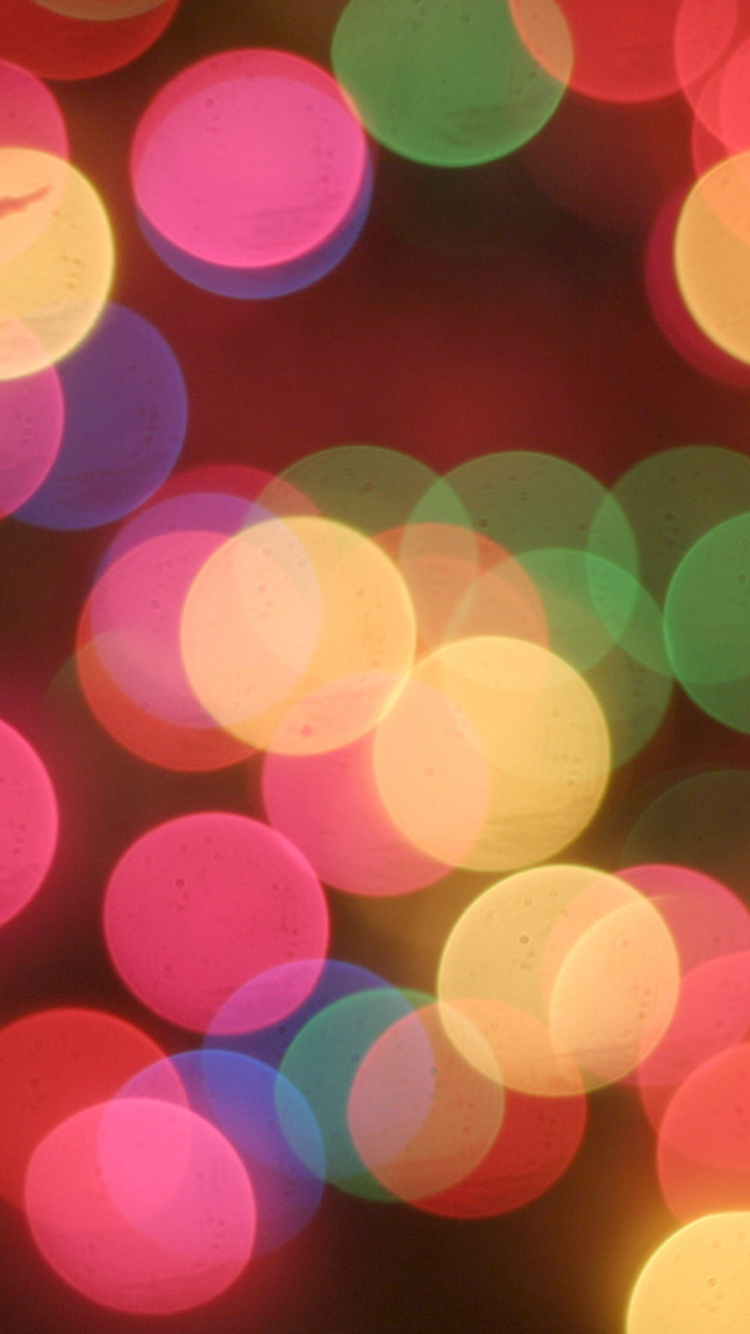 Обои боке, свет, круг, учебное пособие, текстура в разрешении 750x1334