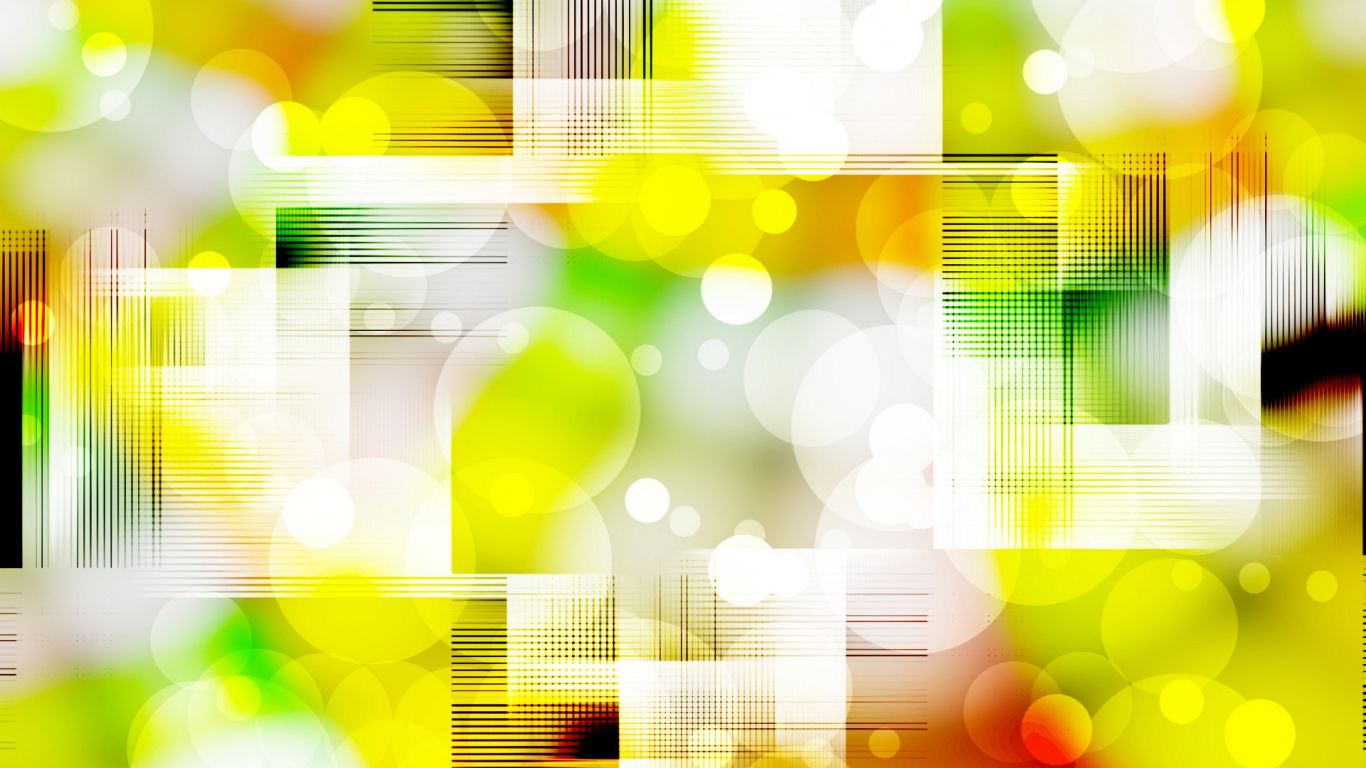 Обои зеленый, желтый, линия, Апельсин, графический дизайн в разрешении 1366x768