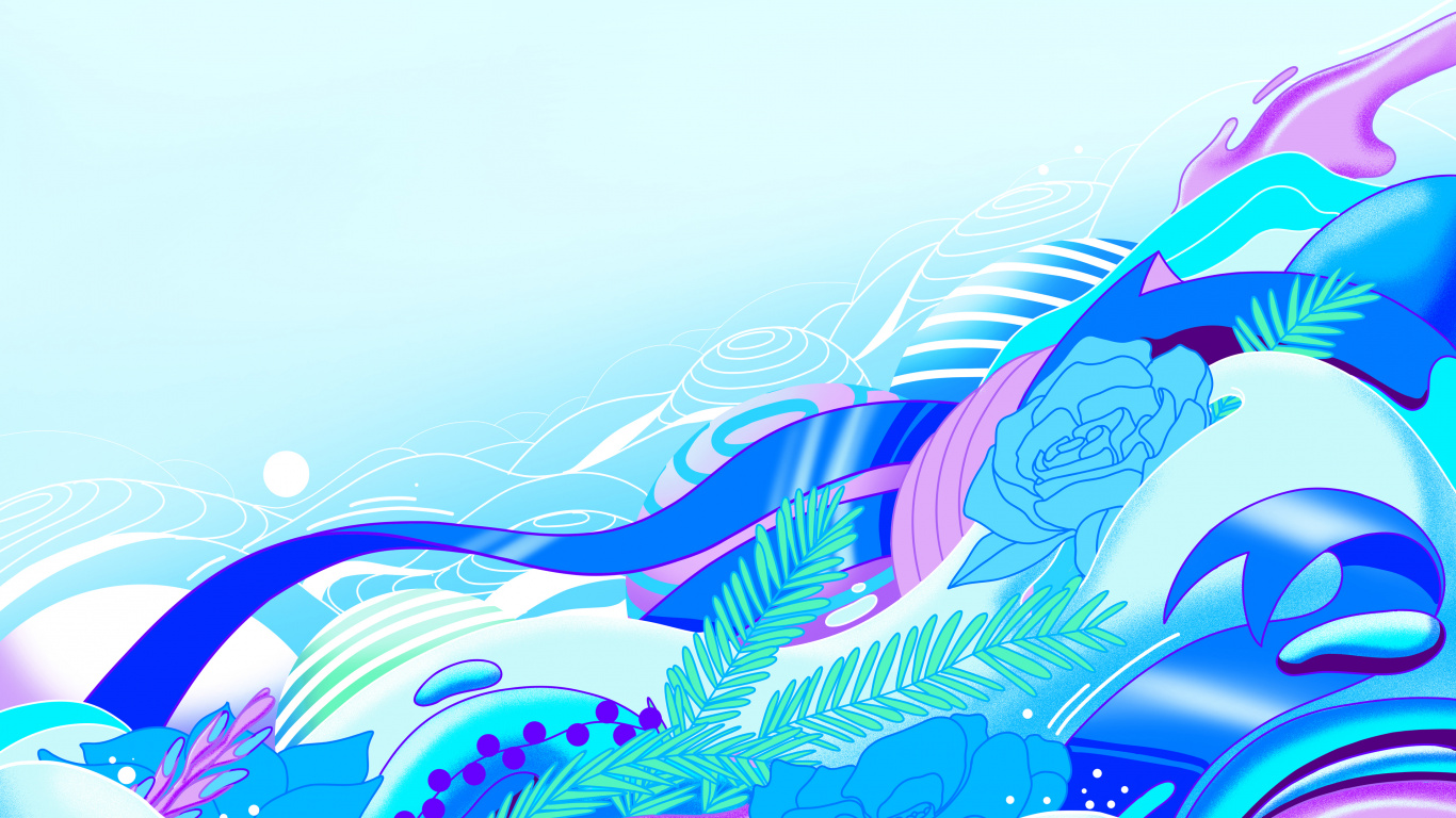 Обои окна 11, microsoft windows, Операционная система, окна 365, праздник в разрешении 1366x768