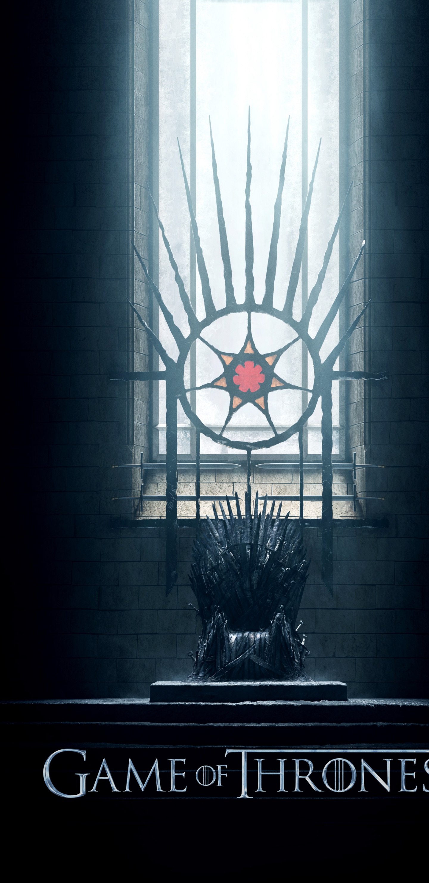 Обои Санса Старк, дейенерис таргариен, Песнь льда и огня, постер, полутона и оттенки в разрешении 1440x2960