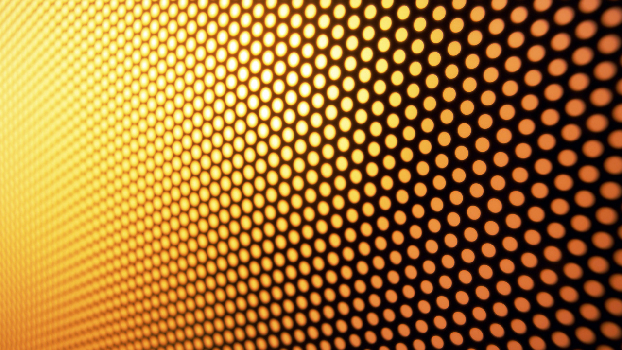 Обои дизайн, векторная графика, узор, желтый, Апельсин в разрешении 1280x720