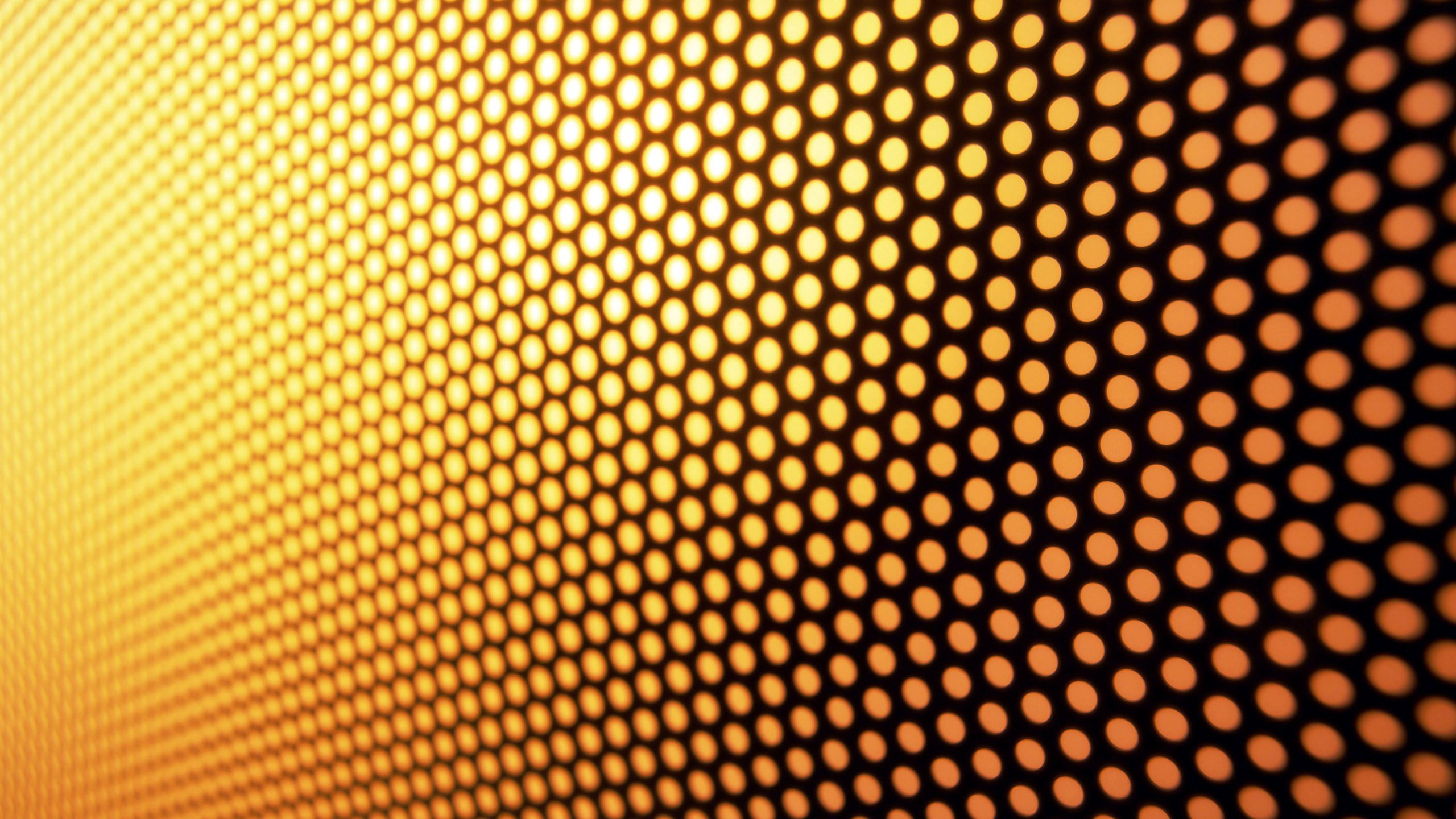 Обои дизайн, векторная графика, узор, желтый, Апельсин в разрешении 2560x1440