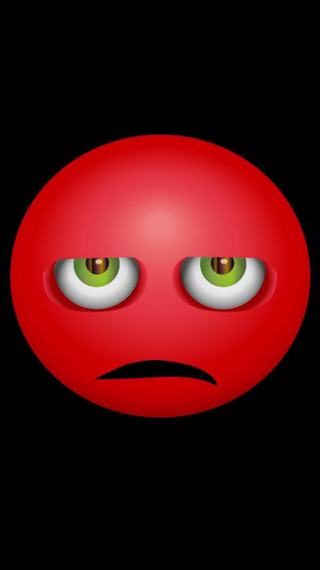 Обои эмоджи, улыбчивый, смайлик, лицо, волосы в разрешении 1080x1920