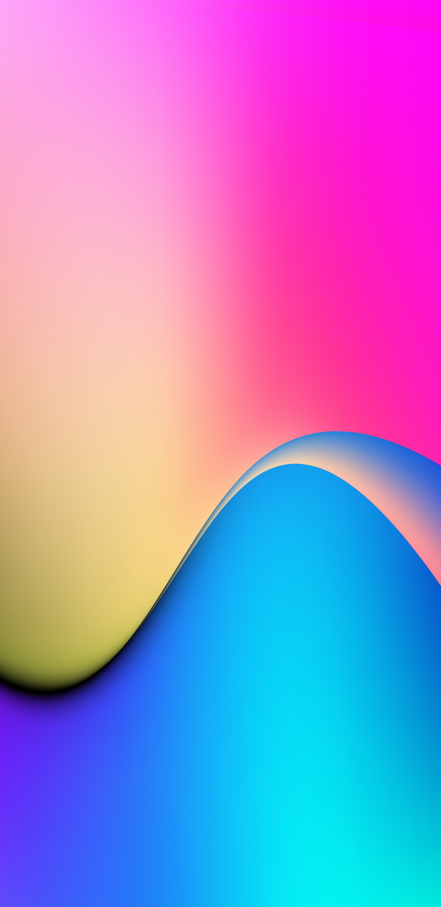 Обои красочность, арт, полутона и оттенки, пурпурный цвет, узор в разрешении 1440x2960