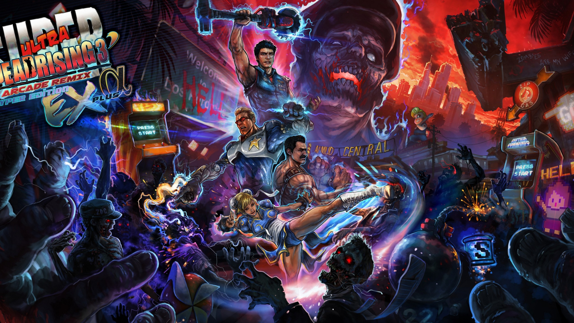 Обои Деад Райзинг 3, Фрэнк Уэст, капком, аркадная игра, xbox one в разрешении 1920x1080