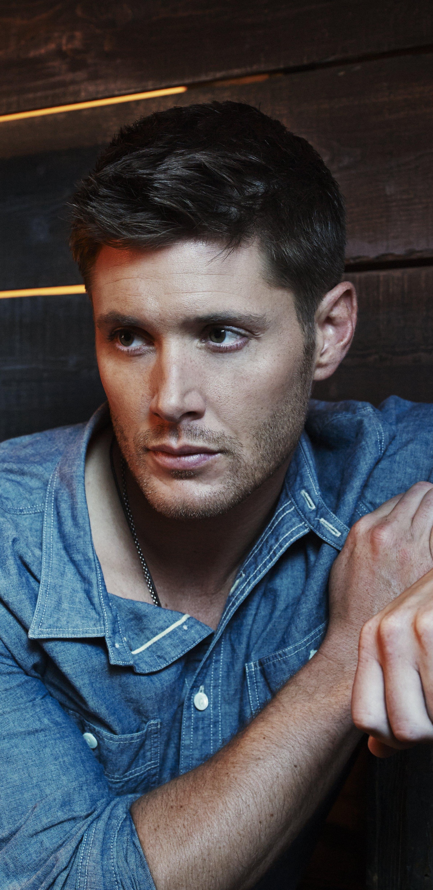 Обои Дженсен Эклз, сверхъестественное, Дин Винчестер в разрешении 1440x2960