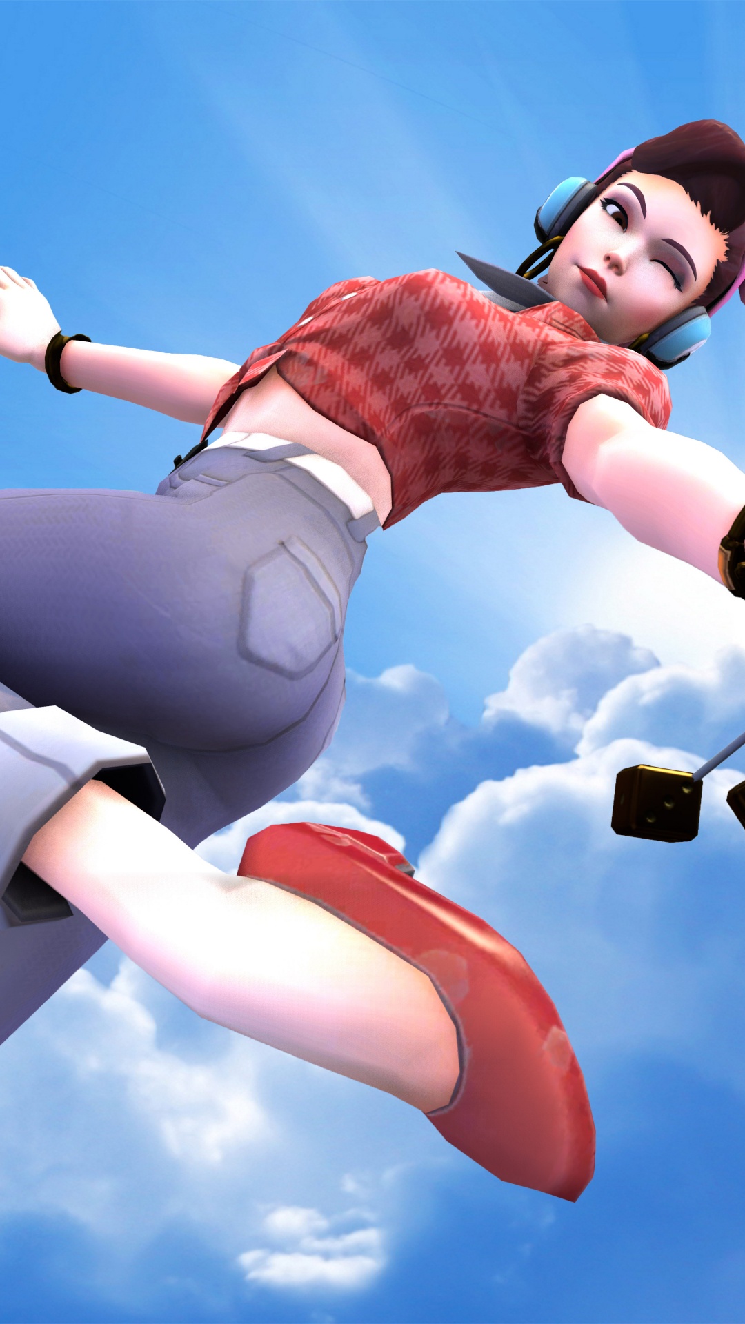 Обои Overwatch, скачок, забава, экстремальный вид спорта, досуг в разрешении 1080x1920