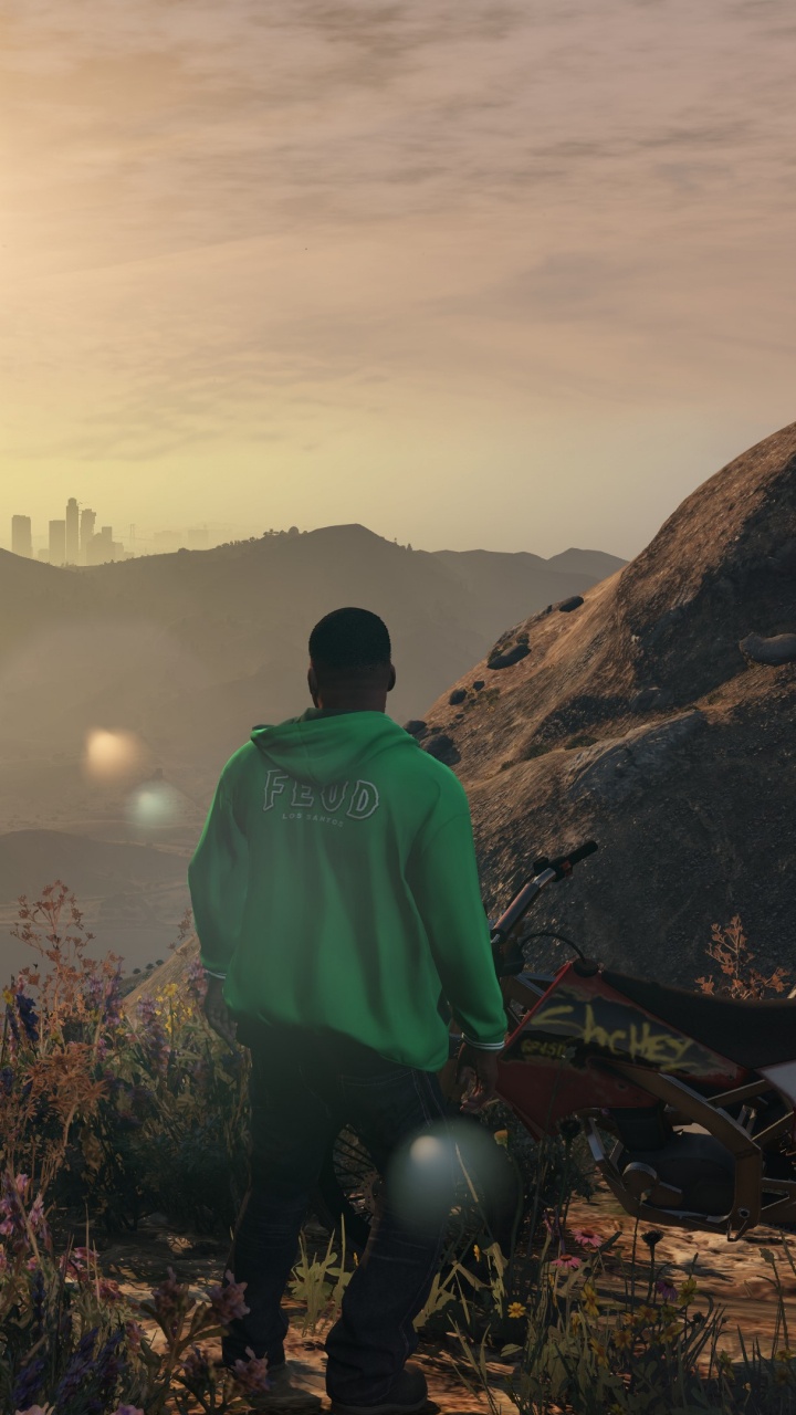 Обои grand theft auto v, grand theft auto san andreas, grand theft auto online, Рокстар игры, playstation 4 в разрешении 720x1280