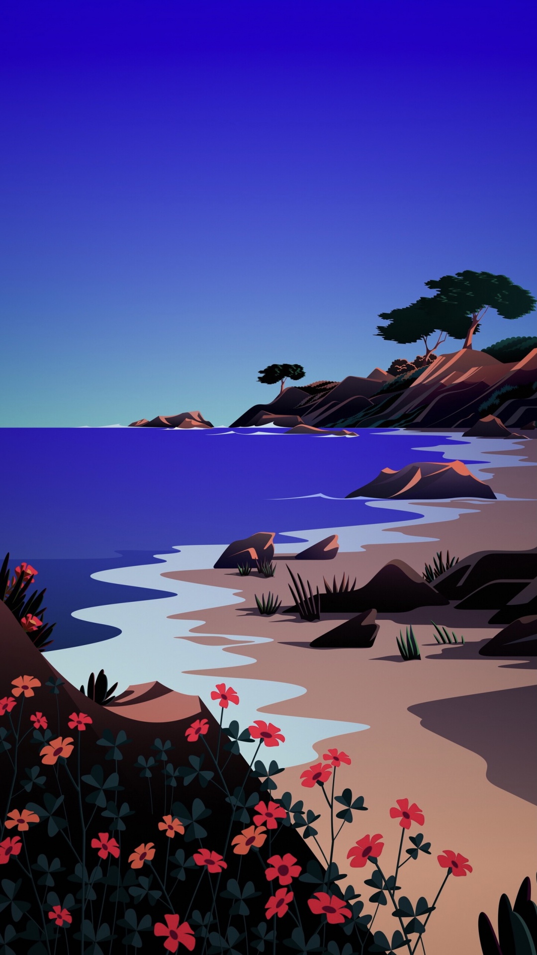 Обои ios, яблоко, вода, цветок, экорегион в разрешении 1080x1920