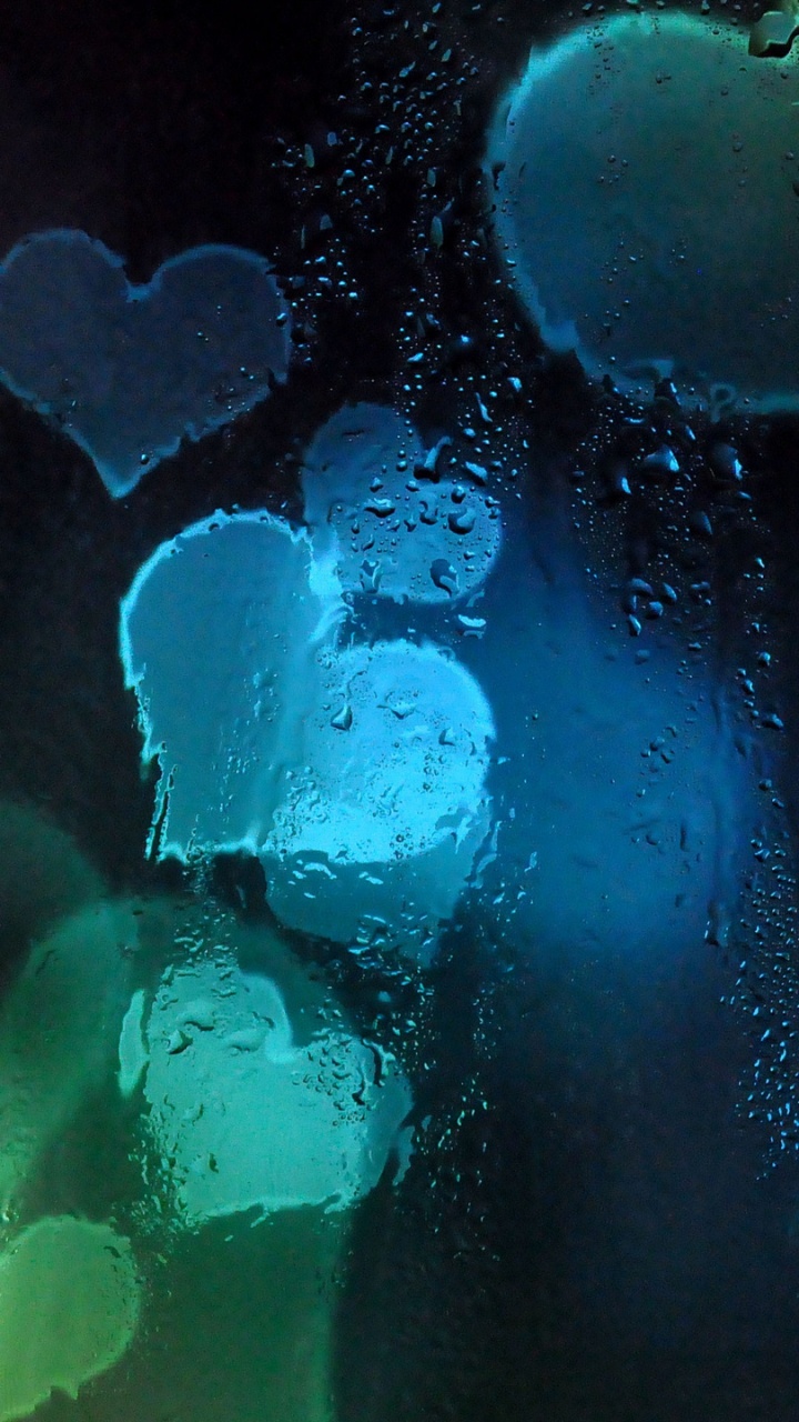 Обои синий, вода, небо, свет, темнота в разрешении 720x1280