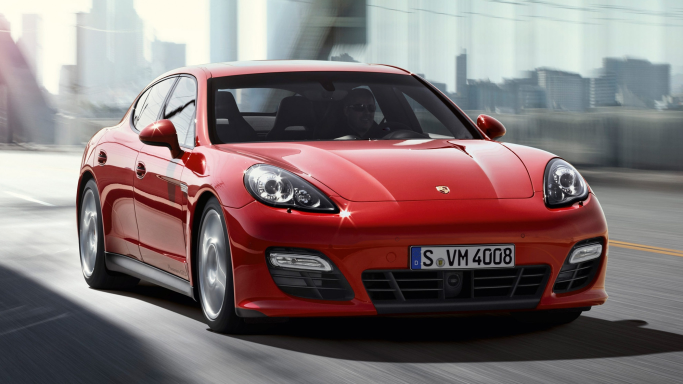 Обои Порше, авто, Порше панамера, Порше панамера ГТС, спорткар в разрешении 1366x768