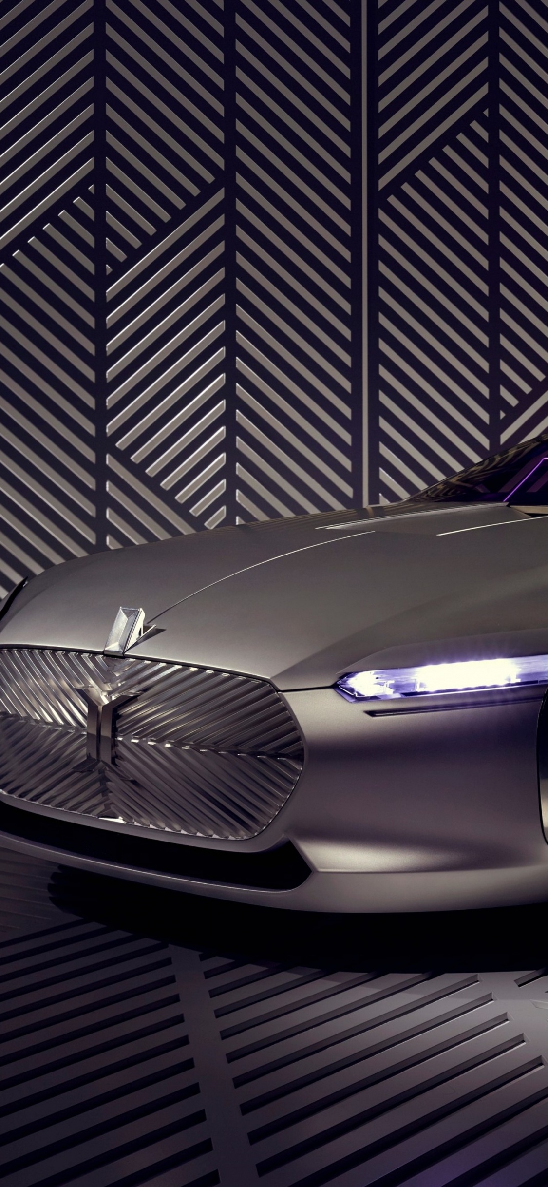 Обои Рено, авто, автомобиль концепции, спорткар, суперкар в разрешении 1125x2436