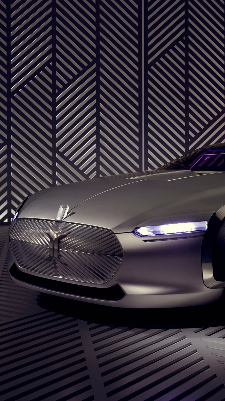 Обои Рено, авто, автомобиль концепции, спорткар, суперкар в разрешении 750x1334