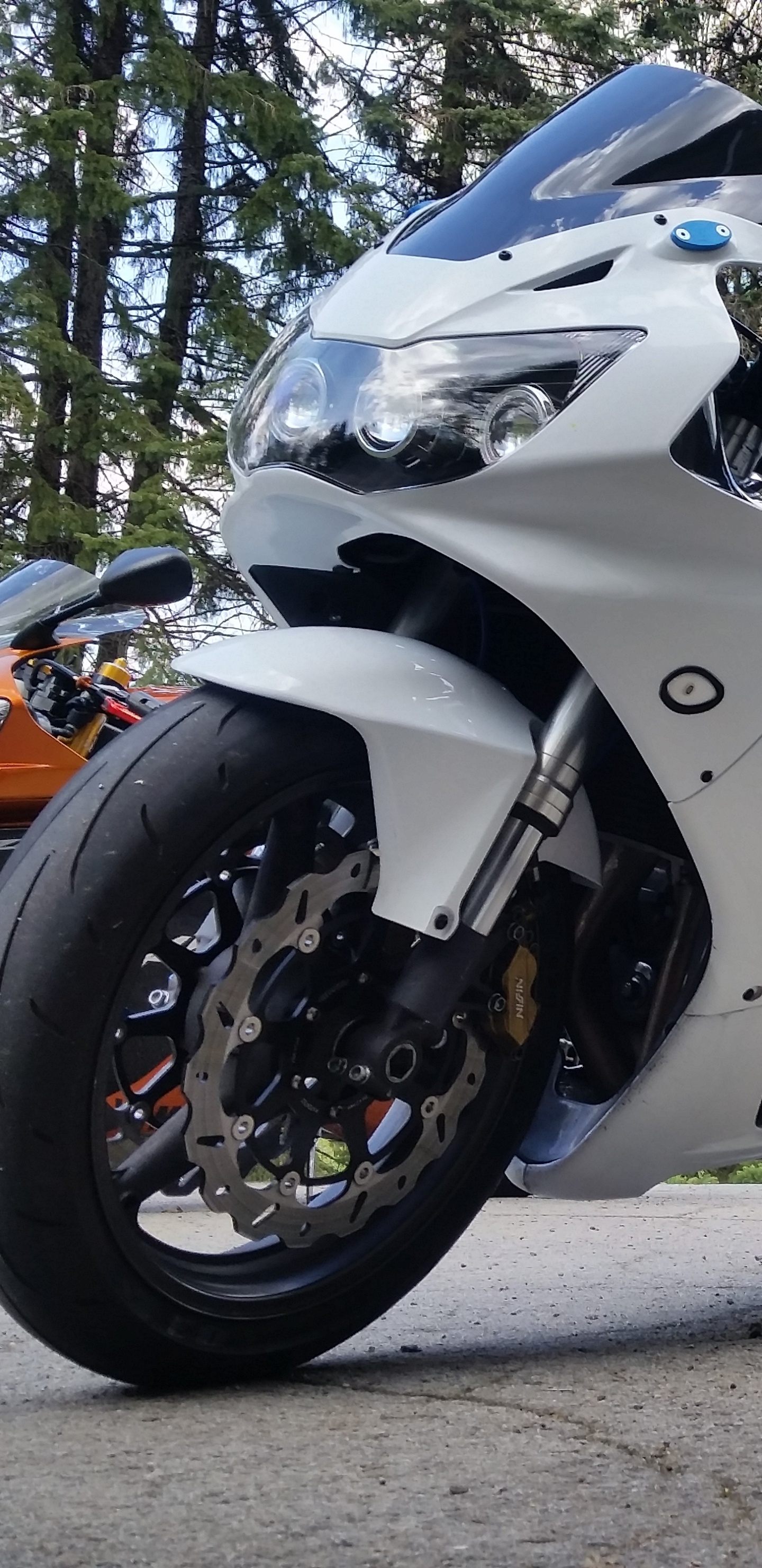 Обои мотоцикл, авто, Honda Motor Company, шина, велосипед в разрешении 1440x2960