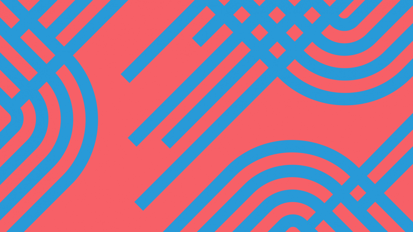 Обои узор, графический дизайн, синий, красочность, красный цвет в разрешении 1366x768