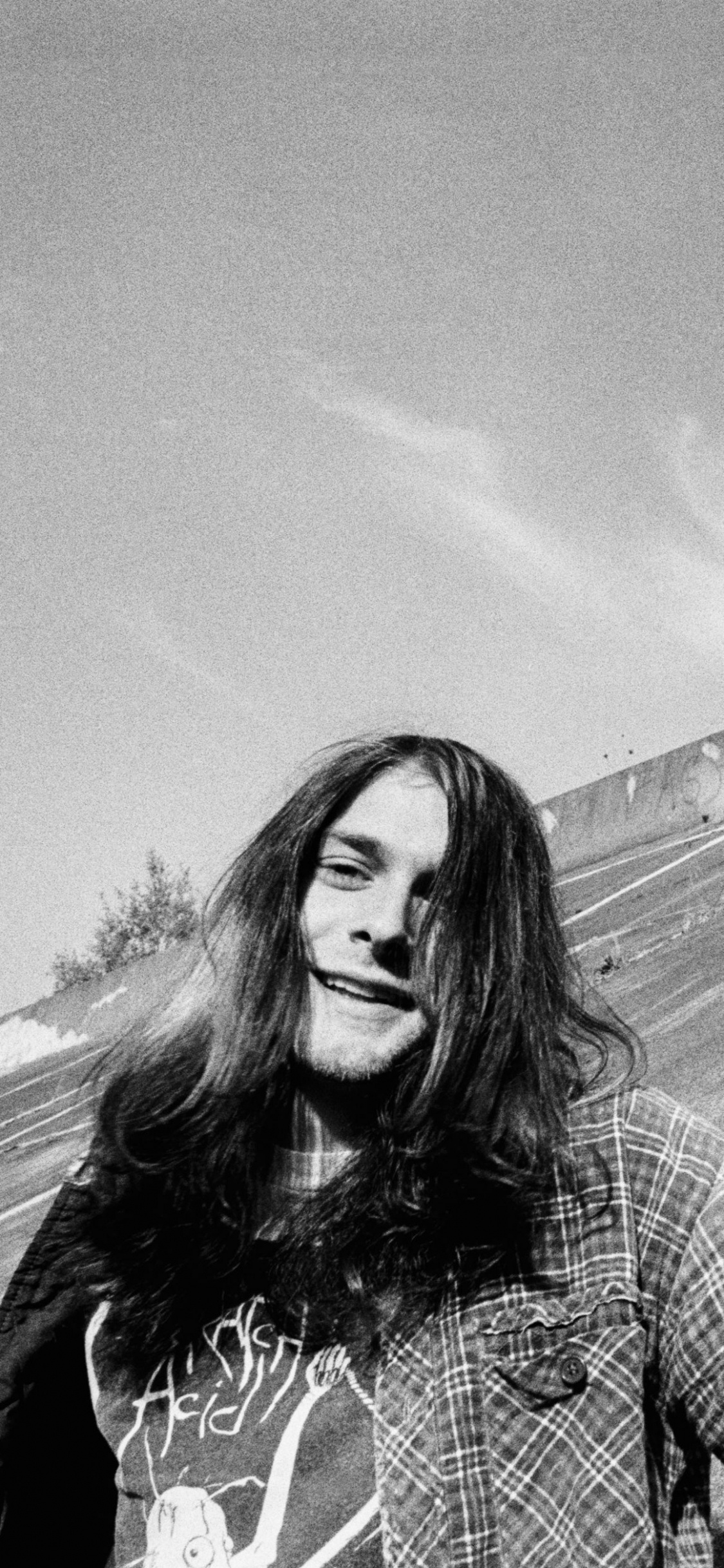 Обои нирвана, отбеливатель, гранж, барабанщик, белые в разрешении 1125x2436