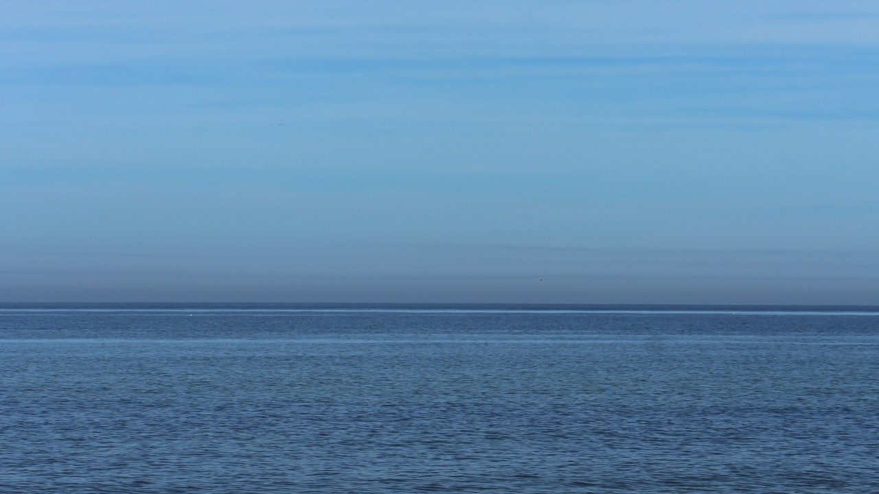 Обои море, горизонт, водоем, синий, океан в разрешении 1280x720