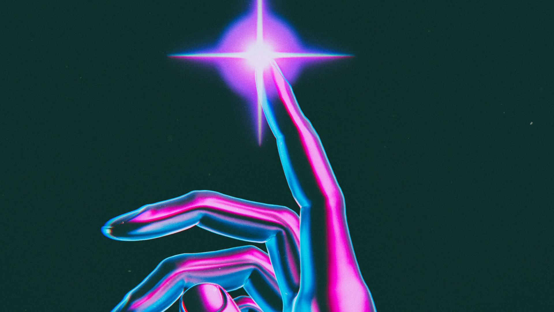 Обои рисование, графика, пурпур, неон, графический дизайн в разрешении 1920x1080