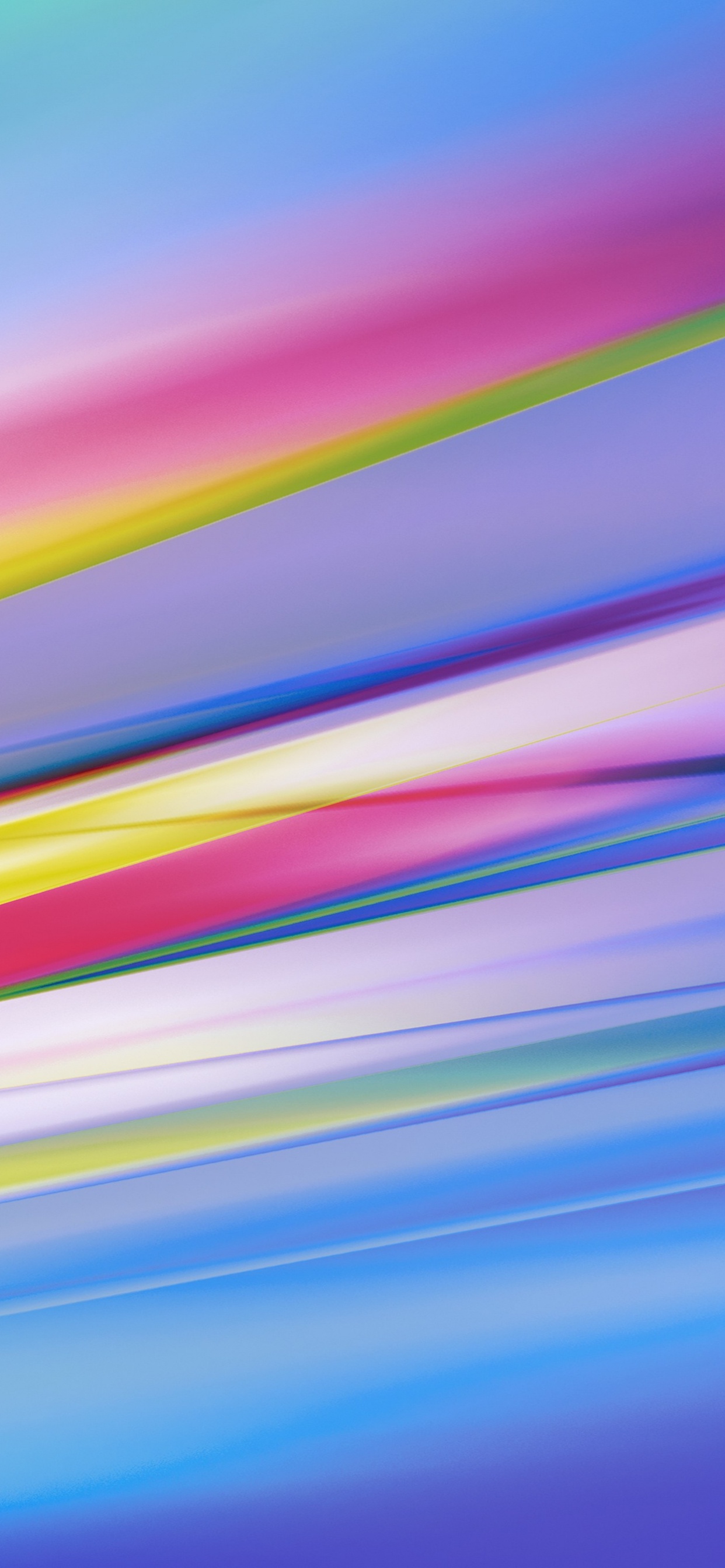 Обои желтый, Апельсин, синий, Фиолетовый, свет в разрешении 1242x2688