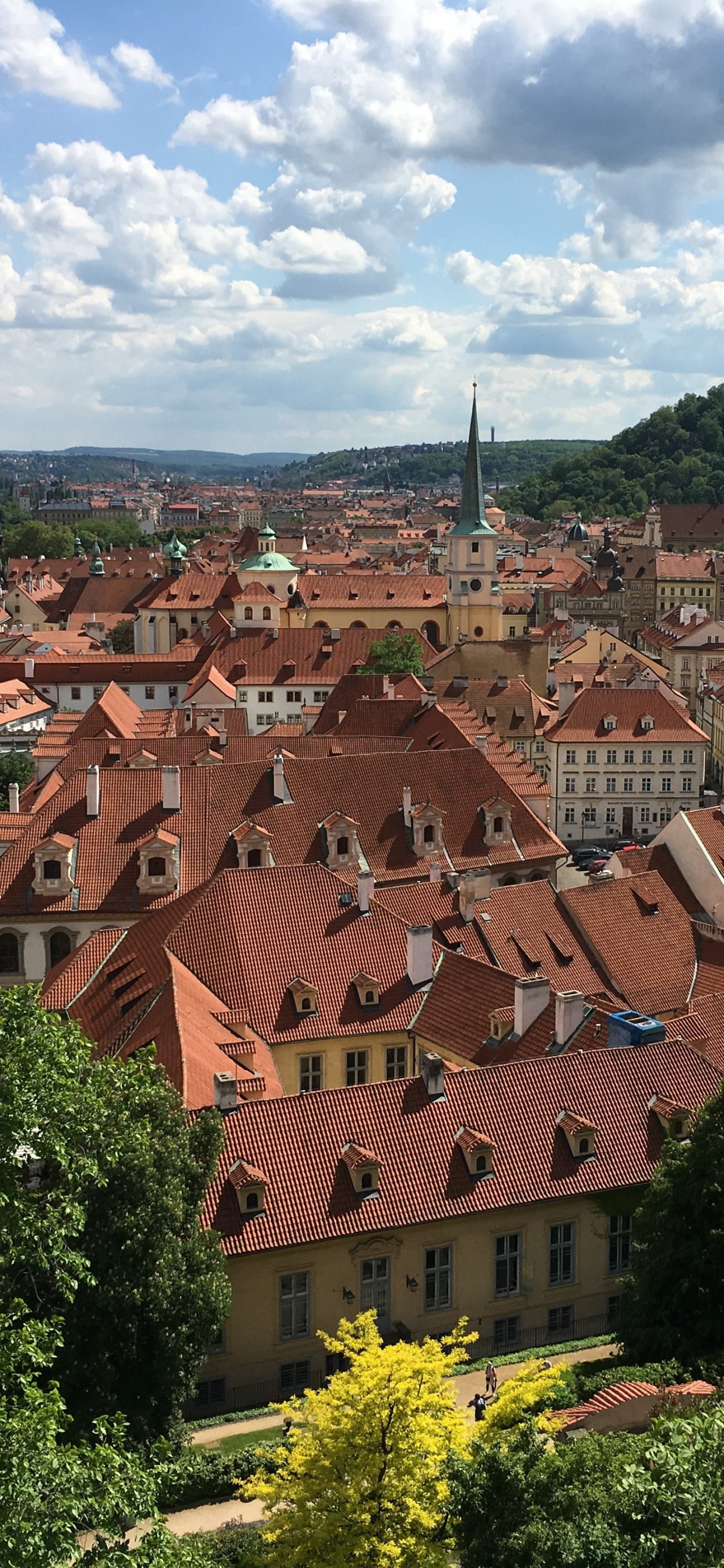 Обои Прага, городок, деревня, горная деревня, город в разрешении 1242x2688