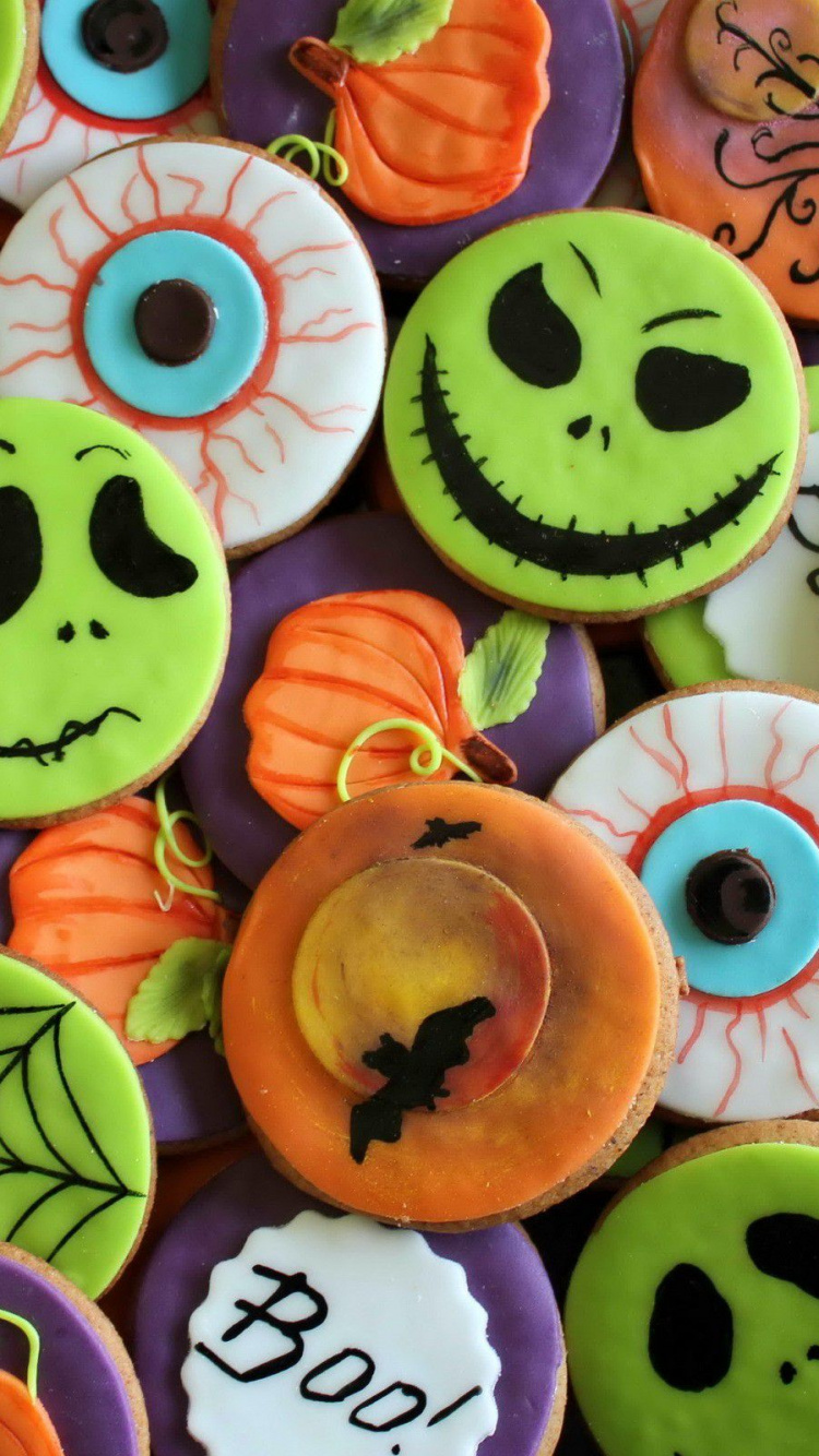 Обои Капкейк, сладость, тыква, пища, торт в разрешении 750x1334