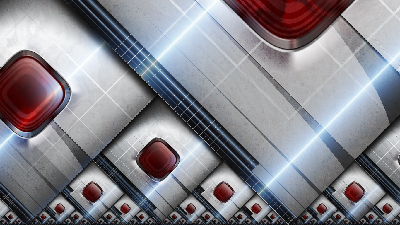 Обои авто, дизайн, красный цвет, автомобильный экстерьер, цифровое искусство в разрешении 1366x768