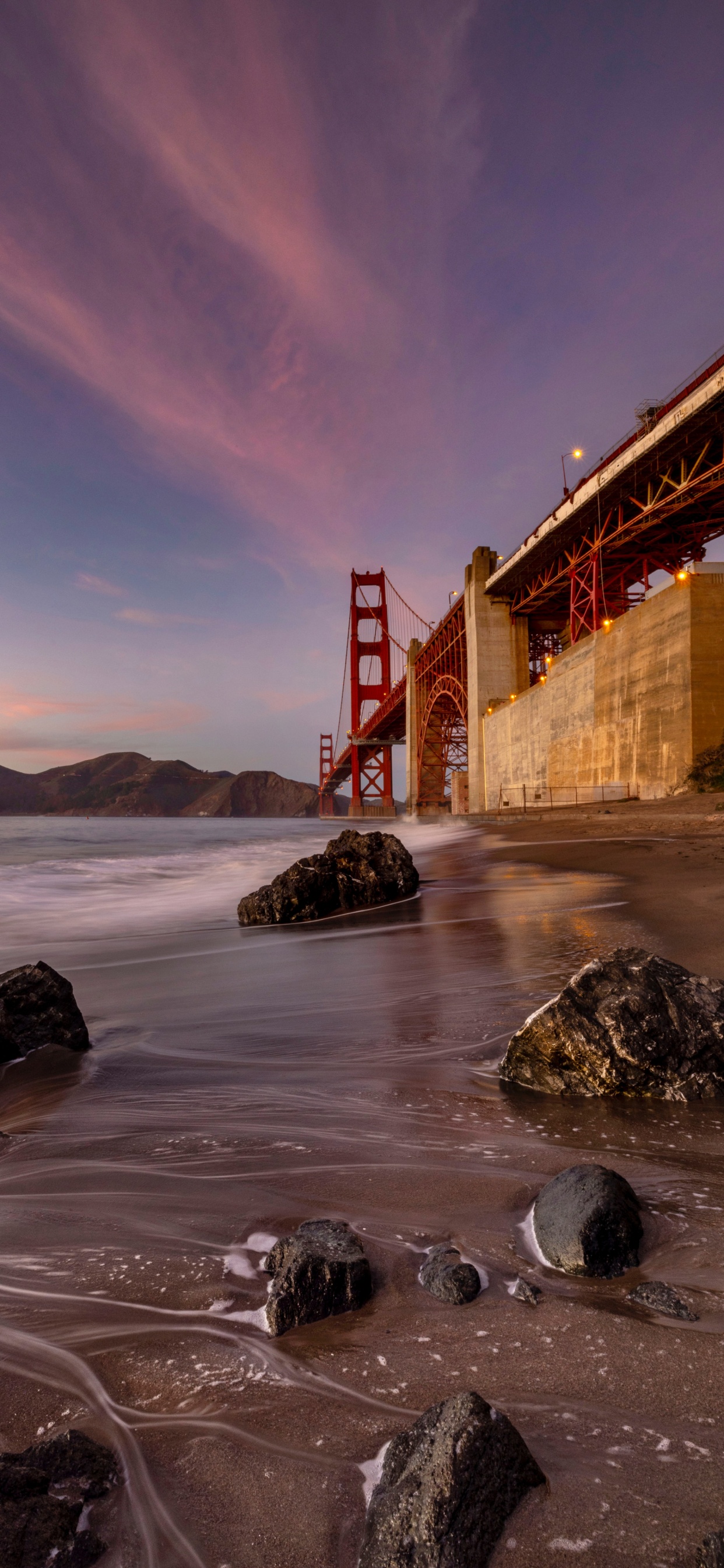 Обои река чамбал, вода, Сан-Франциско-Окленд Бэй-Бридж, планшет, облако в разрешении 1242x2688