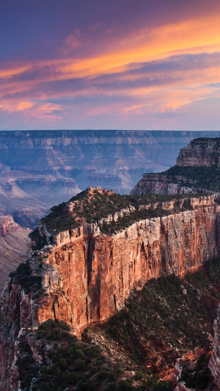 Обои большой каньон, каньон, бесплодные земли, формирование, откос в разрешении 720x1280