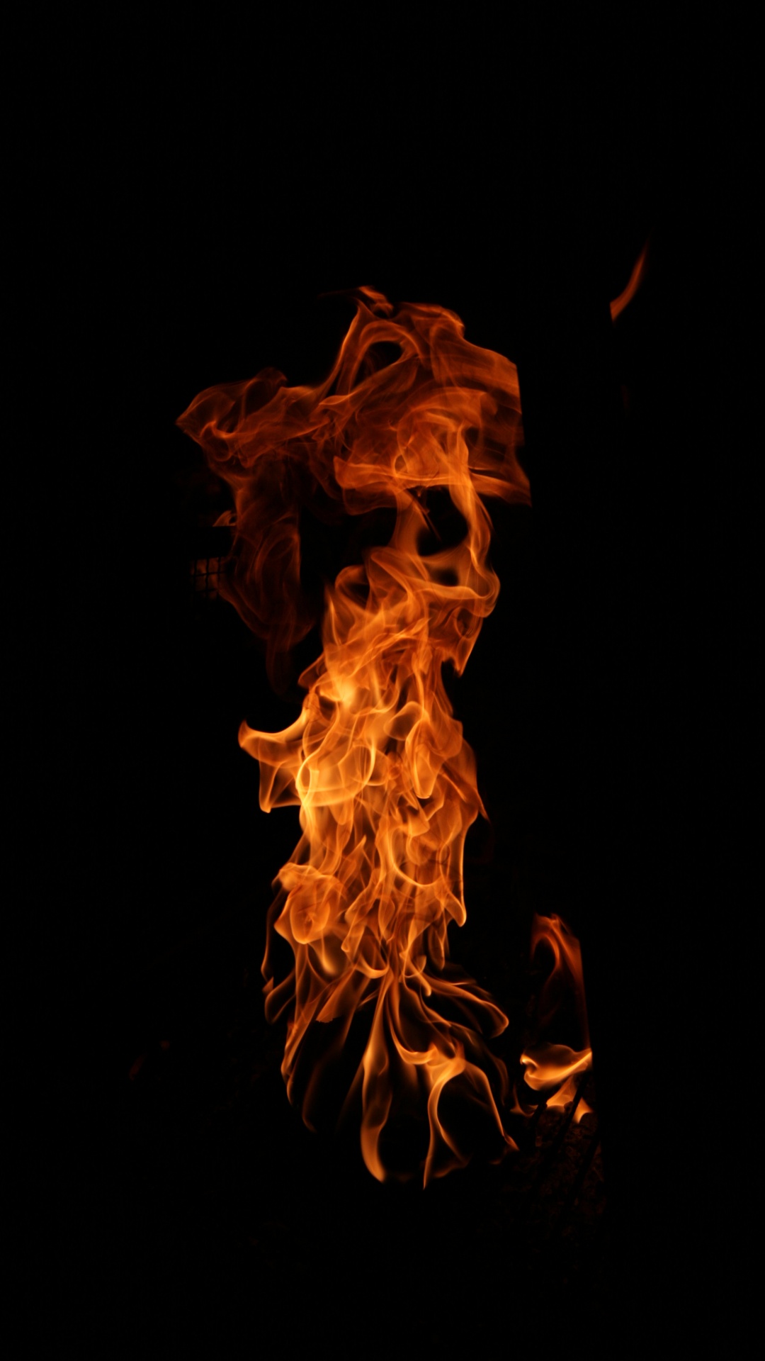 Обои огонь, пламя, тепло, артист, огонь складе в разрешении 1080x1920